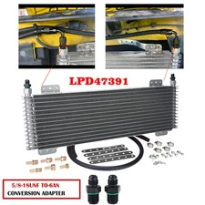 New Automatic Transmission Oil Cooler Max Heavy Duty 40,000 GVW W/ 6AN Fittings