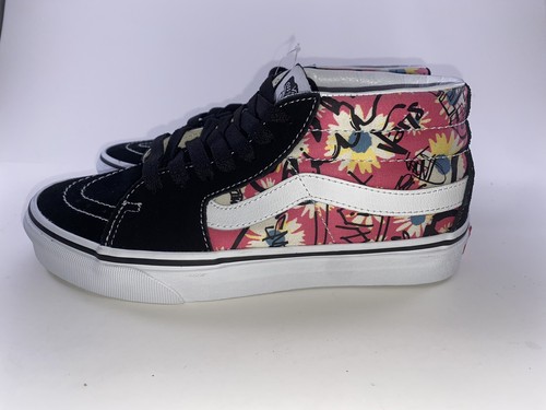 Vans Sk8 Floral Mid Skate Shoes Sneakers Womens Men 5.5 Women 7 New - Picture 6 of 12