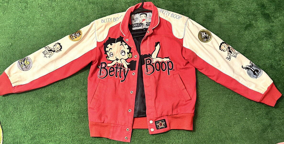 Vintage Betty Boop Authentic merchandise Jacket by JH Design Vintage Betty Boop Authentic merchandise Jacket by JH Design