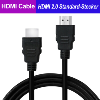 HDMI Kabel 2.0 4K U-HD High-Speed 3D Ethernet Full HD 1080p für PS4 PC Autoradio