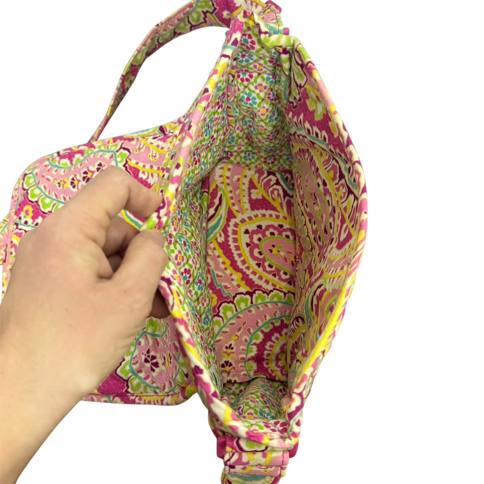 Bolso Bandolera Vera Bradley Retirado Capri Melón Acolchado Multicolor Paisley Foto 4 de 4
