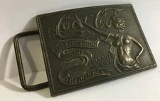 Vintage Coca Cola Belt Buckle - Montauk Silver Company (1001187)