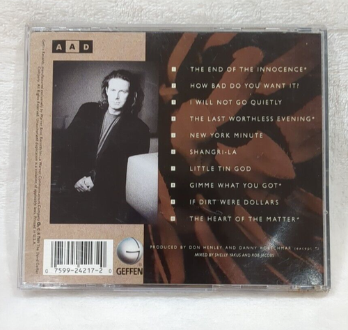Don Henley - Das Ende der Unschuld CD 1989 Geffen Records - Bild 5 von 5