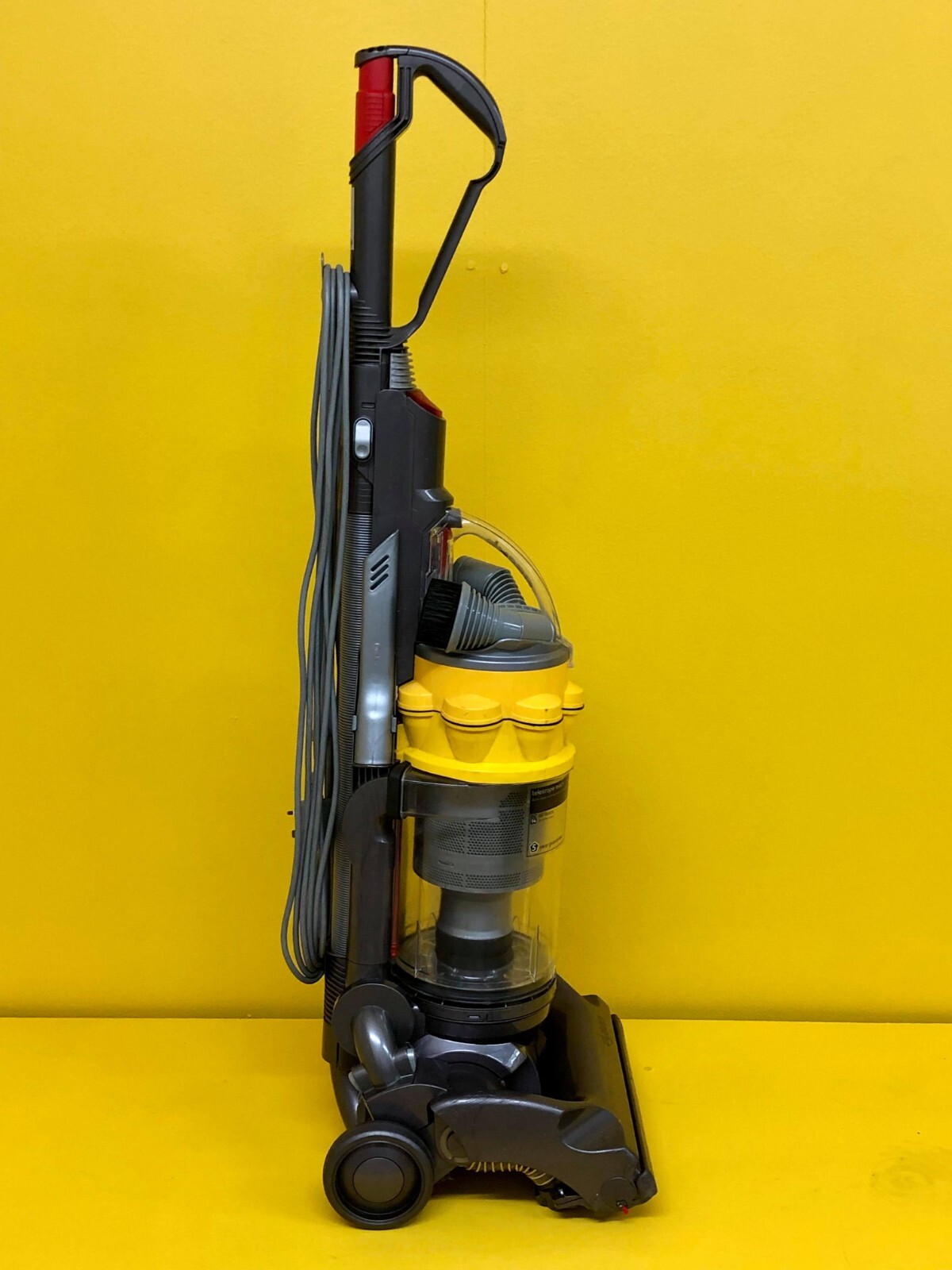 DYSON DC14 YELLOW NON CLUTCHED 1600W UPRIGHT VACUUM CLEANER NEW MOTOR