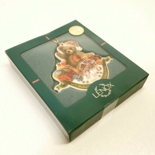 Lenox Baby's First Christmas- Teddy Bear 1997 Ornament - Picture 3 of 4