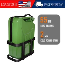 5.28 Gallons/ 20L Jerry Can Holder Kits Bracket Mount Gas Rack Oil Tank Fuel
