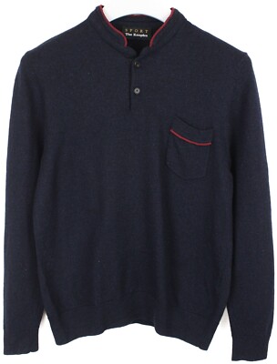 THE KOOPLES Sportpullover Herren Medium Merinowolle Halbknöpfe