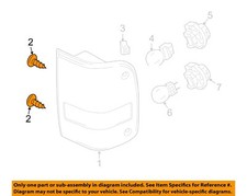 FORD OEM Taillight Tail Light-Rear-Tail Lamp Assembly Screw W705228S901
