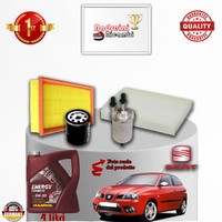 Inspektionskit Filter + ÖL Seat Ibiza Iv 1.4 16V 74KW 100CV Von 2006-> 2009