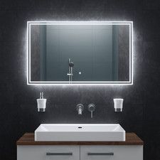 Specchio bagno specchio bagno illuminazione led 70x50 80x60 60x80 100x60 120x60cm