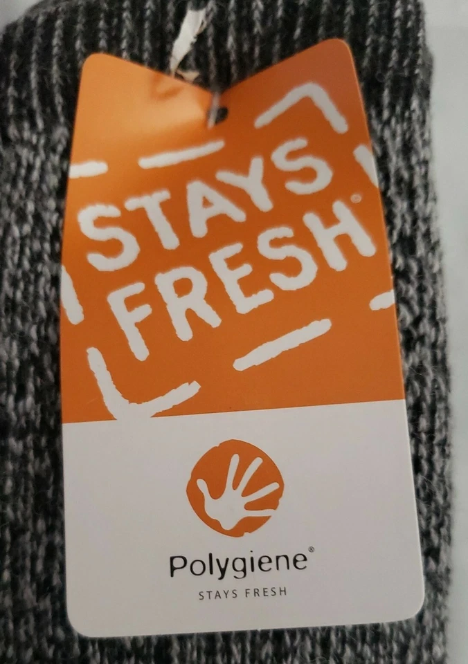  REALTREE Heavyweight Hiker Socks Youth 1-Pair Dry Knit Thermal  Gray New w/Tags - Image 2 of 4