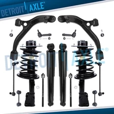 Front Strut Rear Shock Control Arm Kit for Chrysler Town & Country Dodge Caravan
