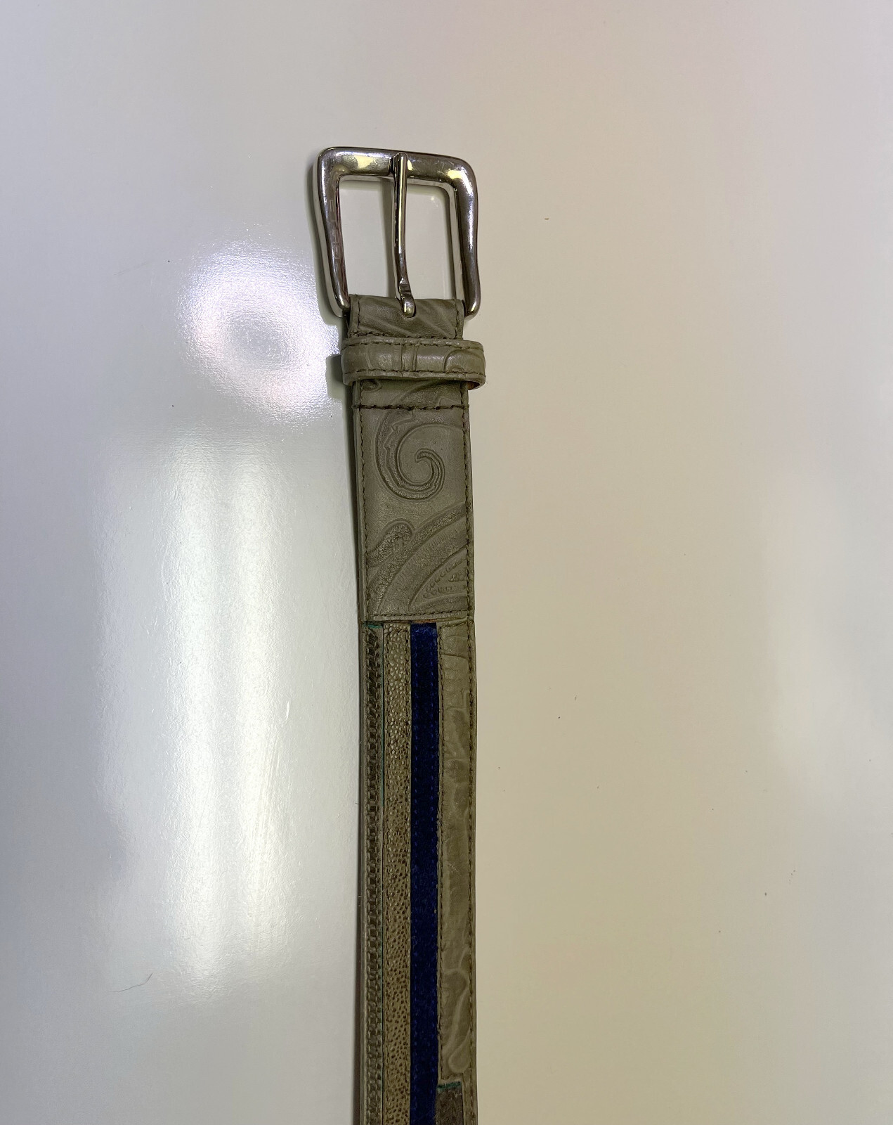 ETRO Multiple Colors Multiple Patch Leather Men's… - image 2