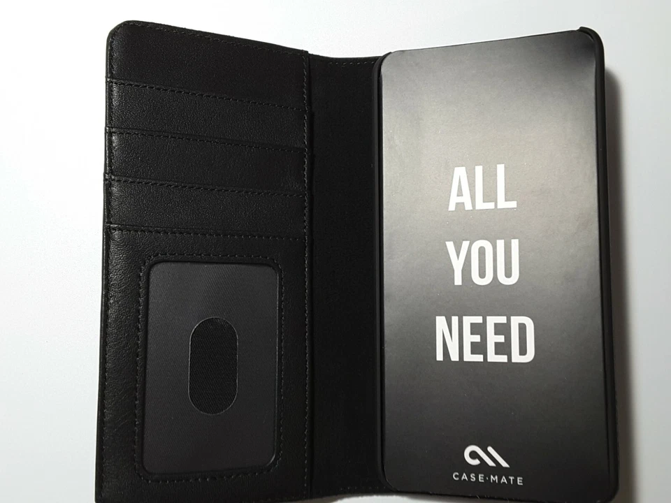 Case-Mate Wallet Folio Leather Case w/ Card Slots for LG V20 - Black  - Image 4 of 4