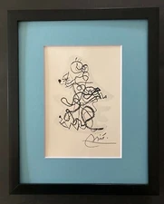 🔥Joan Miro | Vintage 1958 Signed | Collector Piece Framed