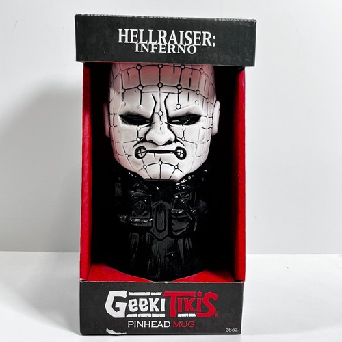 Geeki Tiki Hellraiser Inferno Pinhead Ceramic Mug 27oz Horror - NIB