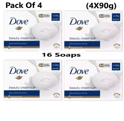 4 x DOVE BEAUTY BAR ORIGINAL 4 x 90 g (16 Seifen)