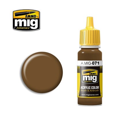 Munition Mig-0071 Khaki Acrylfarbe – 17 Ml, Wasserlöslich, Ungiftig, Made In Spain