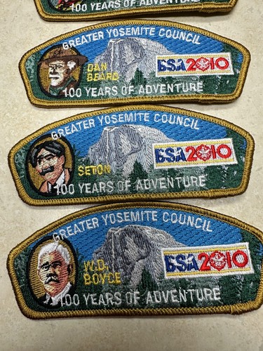 2010 Greater Yosemite Council 100th Anniv Set Powell Seton Boyce Beard - Picture 3 of 3