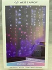 WEST & ARROW 96 LED Christmas Curtain String Light |Pink Ombre | 8ft (96") NWT
