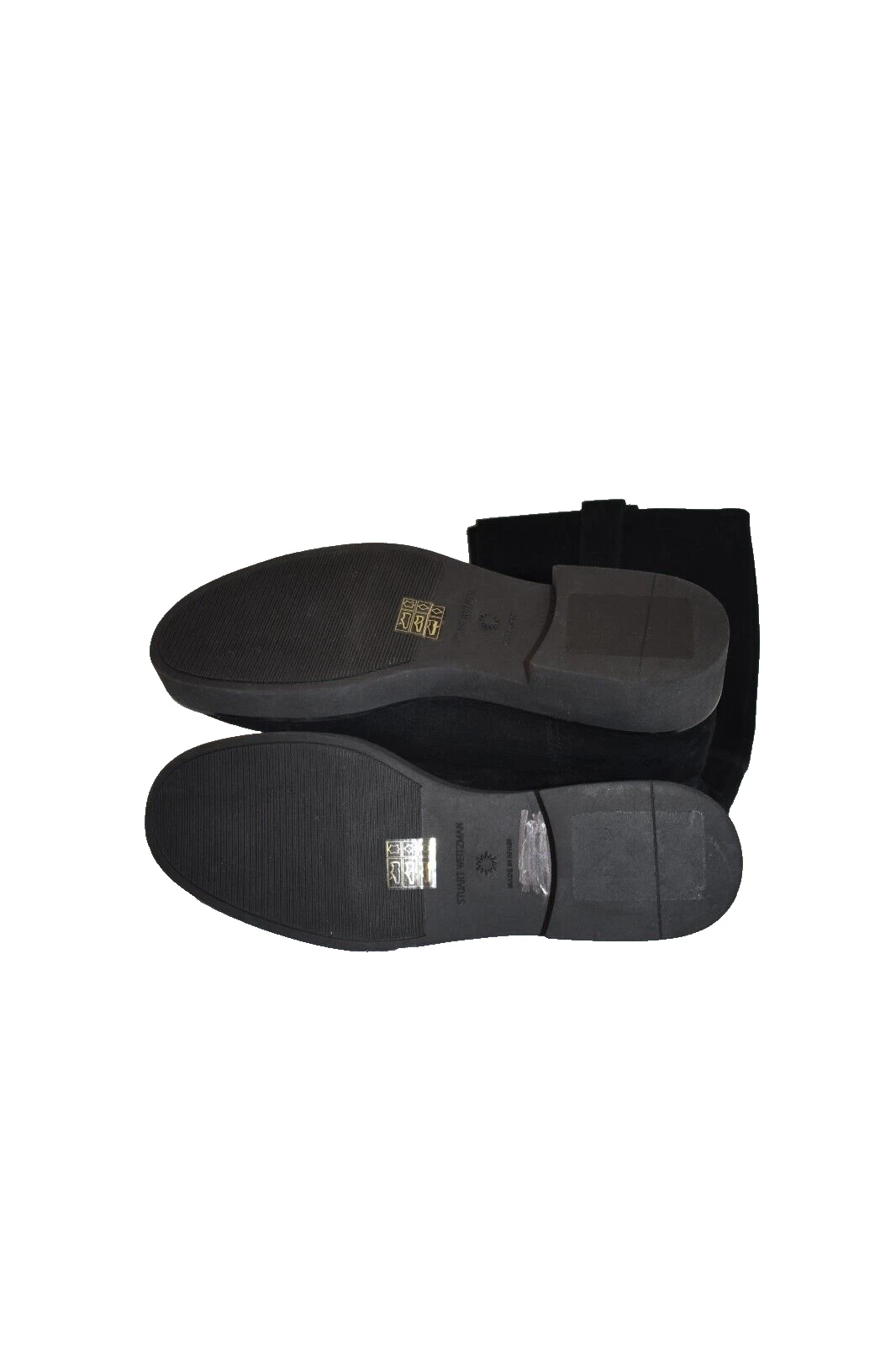 $900 STUART WEITZMAN Henley Suede Knee High Boot BLACK PLATFORM 9 (PB2)