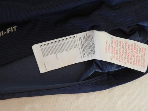 France 2014 Home Jersey #10 Benzema Nike Blue Shirt Size Boys M Soccer Football - Picture 9 of 11
