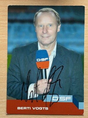 Berti Vogts Autogrammkarte original signiert #S2815