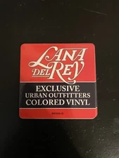 Replacement Hype Sticker for Lana Del Rey Lust For Life UO Edition Vinyl