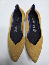 Rothy's The Point Marigold Yellow Womens 8 Luxury Flats Washable Retired