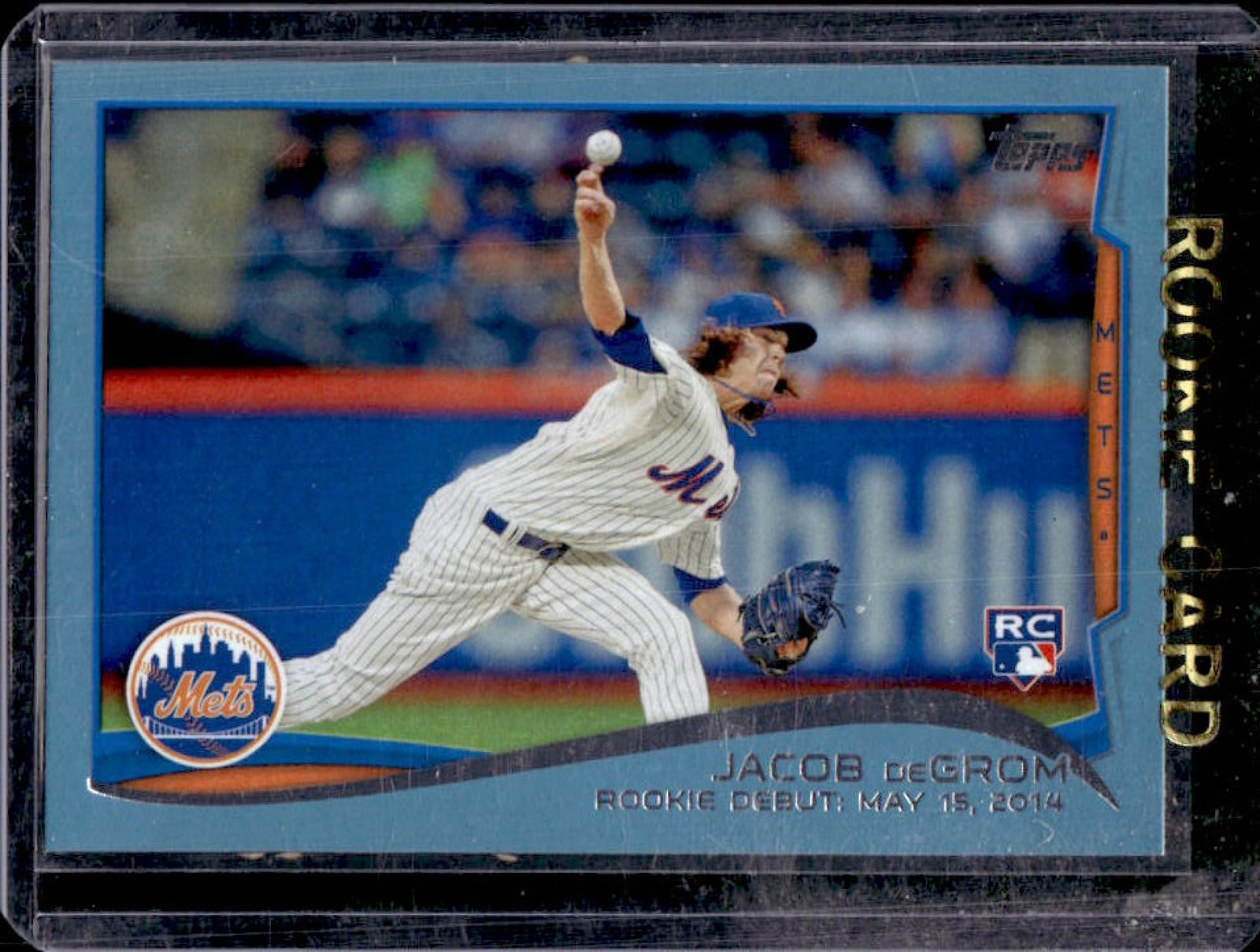 2014 Topps Update Jacob deGrom RC Walmart Blue Border Rookie #US-57 Mets