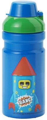 LEGO Trinkflasche FIREWORK GUY 390 ml blau