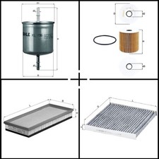 Knecht Filterset, Inspektionspaket für Volvo XC90 I V40 Kombi V70 II V70 III
