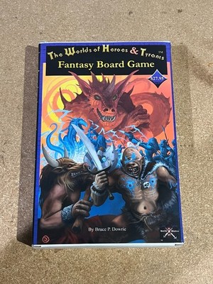 DIE WELTEN DER HELDEN & TYRANNEN FANTASY BRETTSPIEL - VOLLSTÄNDIG - KOSTENLOSER VERSAND IN UK!!