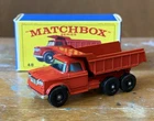 Vintage Lesney Matchbox 48 Dodge Dumper Truck Toy Car w/ Original Box
