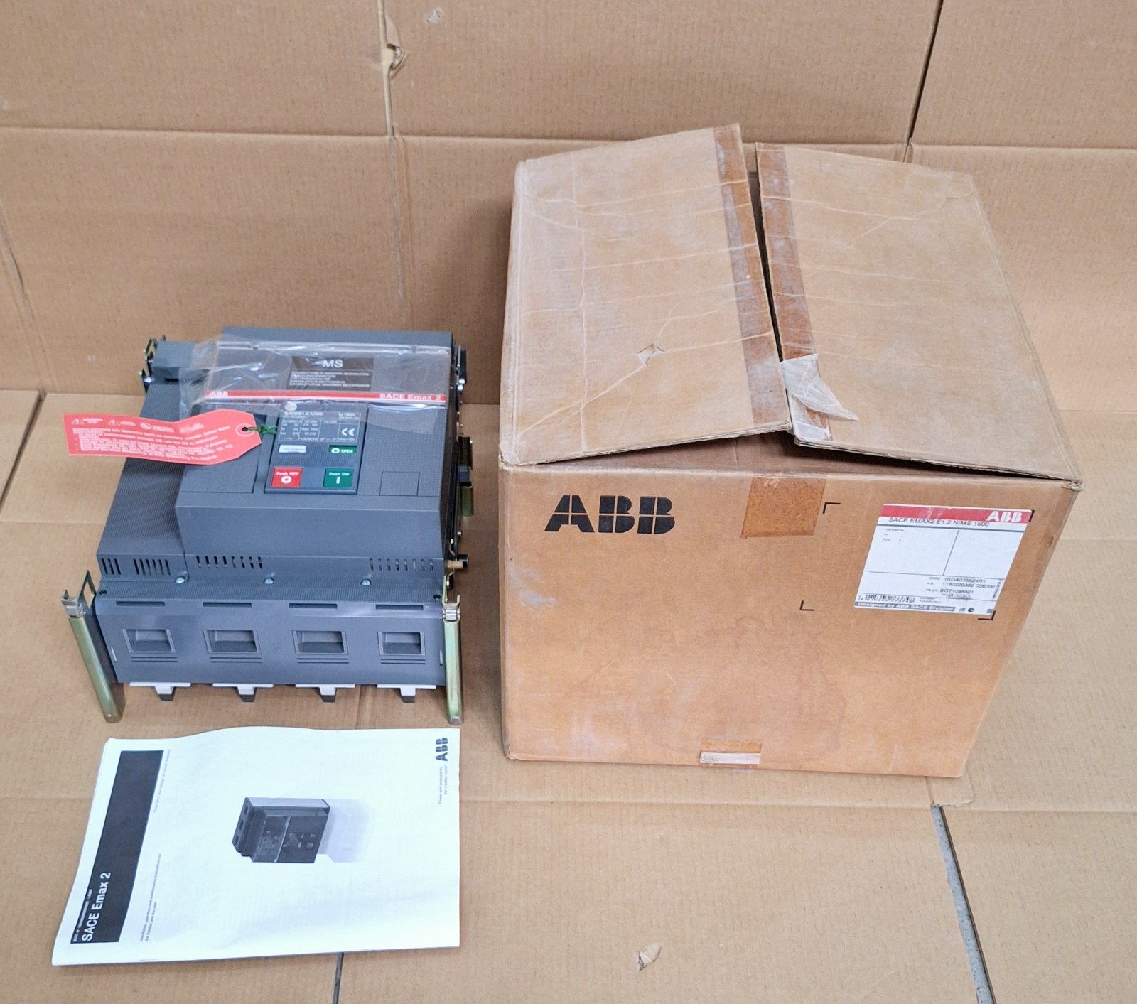 ABB SACE EMAX2 E1.2 N/MS 1600 / 1SDA073524R1 Circuit Breaker 1600A 4P