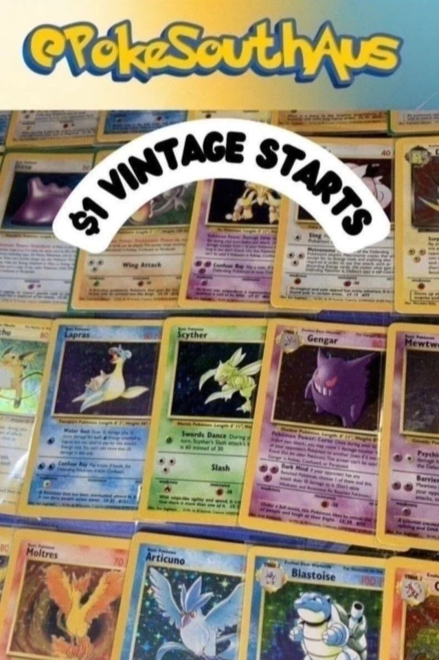 Pokemon $1 Start WOTC HOLO Wednesday's