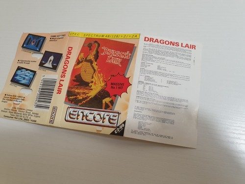 Dragon's Lair - Encore - Sinclair ZX Spectrum (Tested ✔️) 🟩 - 第 4/10 張圖片
