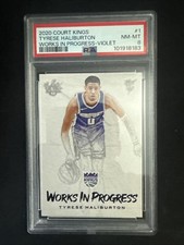 2020-21 Panini Court Kings - Works in Progress Tyrese Haliburton #1 Ruby /149...