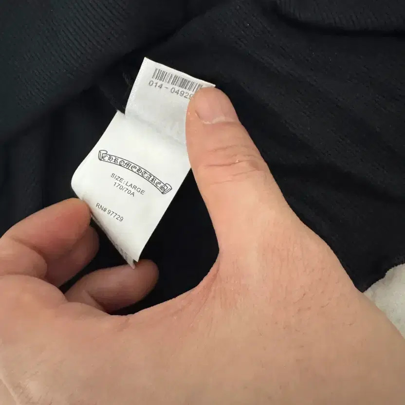 Chrome Hearts Ichart Black Tank Top L - Slim Fit Menswear thumbnail 4