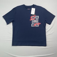 Jordan x Howard University T-Shirt Womens Small Loose Blue Truth Service Graphic