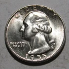 1955-P Washington Quarter — photo from another recent sale