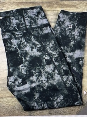 Sweaty Betty Zero Gravity 7/8 Leggings Womens Size Large Green Tie Dye Running