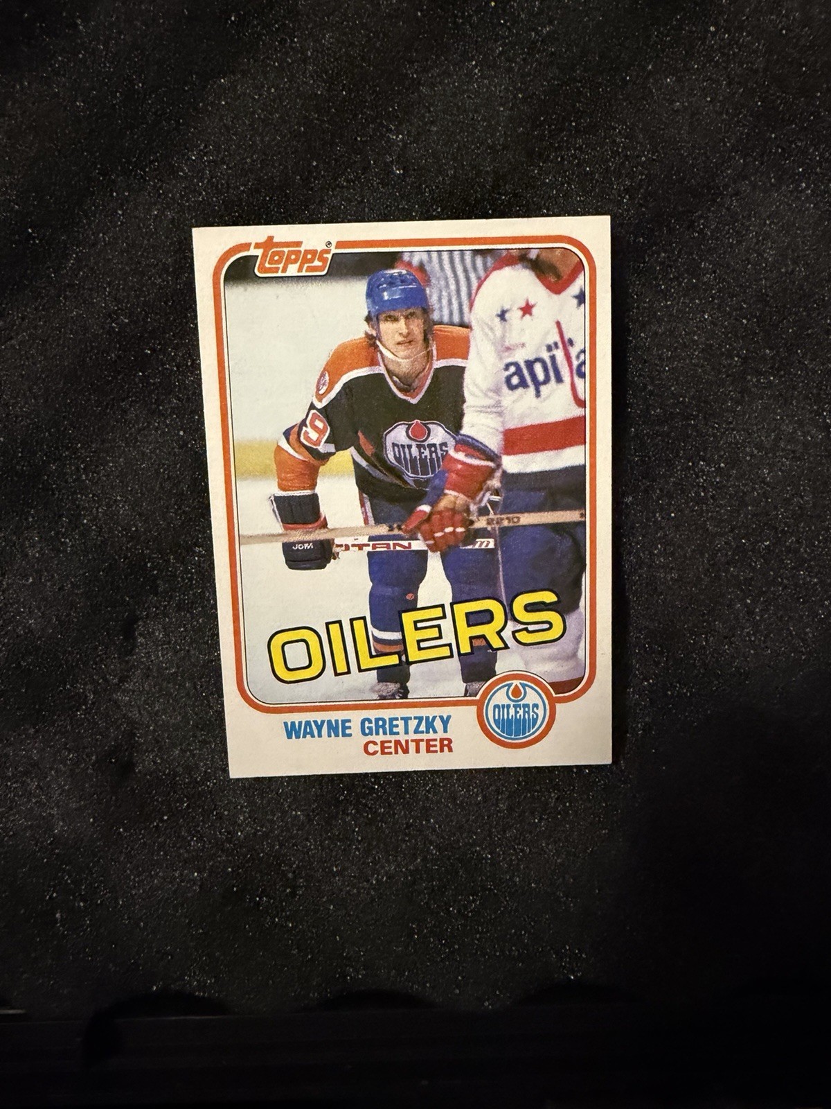 1981-82 Topps #16 Wayne Gretzky Edmonton Oilers HOF. Sharp!!
