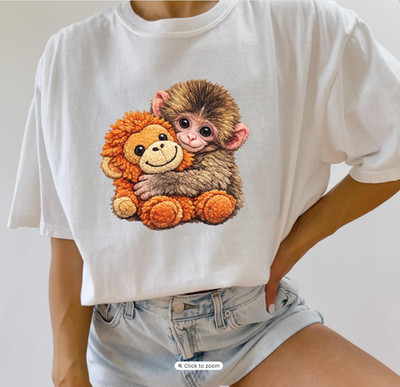 Punch Monkey Shirt, Viral Monkey Meme Tee, Save Punch, Trending Monkey Design, C