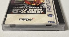 Iron Man X-O Manowar in Heavy Metal Sega Saturn Complete Reg Card Broken Hinge 