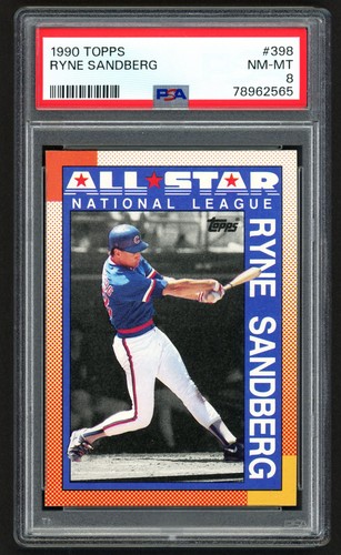 1990 Topps Ryne Sandberg #398 card