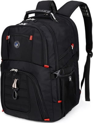 SHRRADOO Extra Large 50L Travel Laptop Backpack with Combination Lock, College B