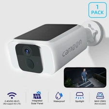 2K Solar Battery Wifi Security Camera Wireless Outdoor Home 2Way Talk WIFI6