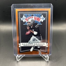 2022 Panini Classics Marcus Allen Raiders Banner Season Orange /10