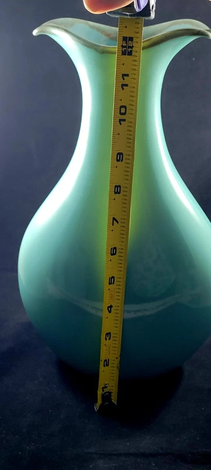 Jarrón jarra Southern Living at Home Toscana petirrojos azul huevo 80 oz 12" Foto 4 de 4